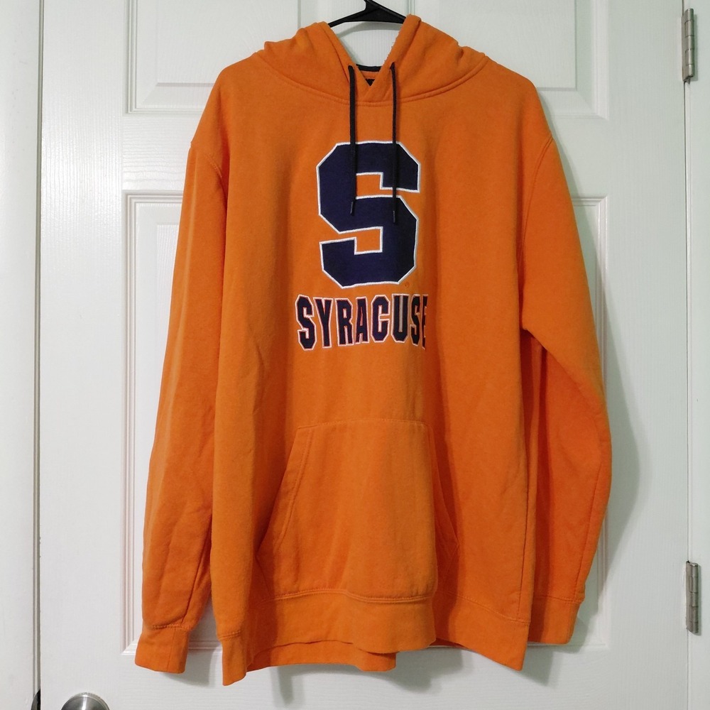 Syracuse Orange Pullover Hoodie Mens XL Orange Colosseum